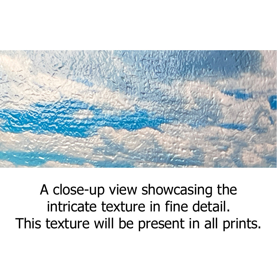 Close-up of textured surface with blue and white coloration
